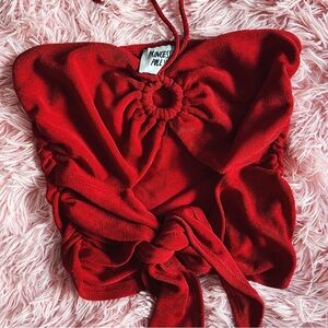 Princess Polly red ❤️ tube top